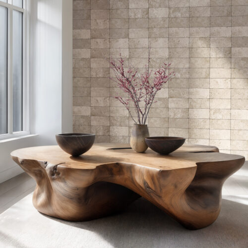 an editorial photo ofmodern and contemporary living. Natural warm tones, natural finishes --ar 4:3 --v 6.1 Job ID: 7fa0a1a8-0b2f-4d27-b8ae-cd8a99de2f68