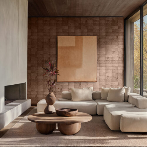 an editorial photo of modern living room. Natural warm tones, natural finishes --v 6.1 Job ID: 55eafc25-dee6-4c01-b779-81e822fbd98b